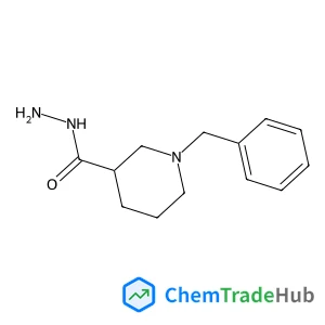 1-Benzyl-3-piperidinecarbohydrazide structure