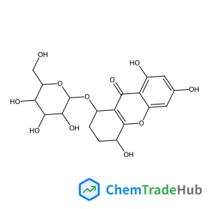 (1S,4R)-4,6,8-Trihydroxy-9-oxo-2,3,4,9-tetrahydro-1H-xanthen-1-yl beta-D-galactopyranoside
