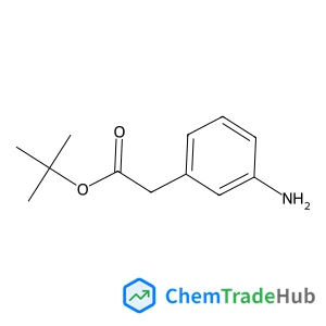 2-Methyl-2-propanyl (3-aminophenyl)acetate structure