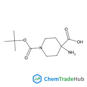 4-Amino-1-{[(2-methyl-2-propanyl)oxy]carbonyl}-4-piperidinecarboxylic acid