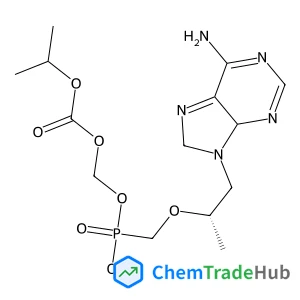 ((((((2S)-1-(6-AMINO-4H-PURIN-9(8H)-YL)PROPAN-2-YL)OXY)METHYL)(HYDROXY)PHOSPHORYL)OXY)METHYL ISOPROPYL CARBONATE