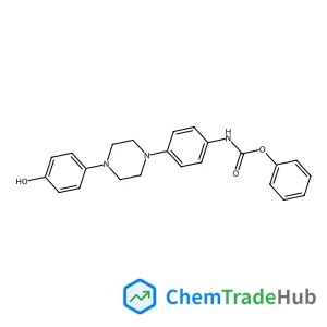 Phenyl {4-[4-(4-hydroxyphenyl)-1-piperazinyl]phenyl}carbamate