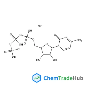 Cytidine-5'-triphosphoric acid disodium salt structure