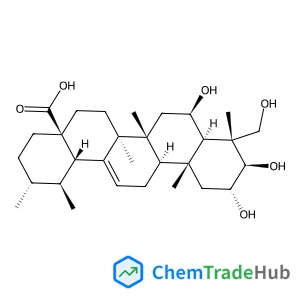 (2alpha,3beta,6beta)-2,3,6,23-Tetrahydroxyurs-12-en-28-oic acid