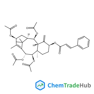 (2alpha,5alpha,9alpha,10beta,13alpha)-2,9,10,13-Tetraacetoxytaxa-4(20),11-dien-5-yl (2E)-3-phenylacrylate (2alpha,5alpha,9alpha,10beta,13alpha)-2,9,10,13-Tetraacetoxytaxa-4(20),11-dien-5-yl (2E)-3-phenylacrylate