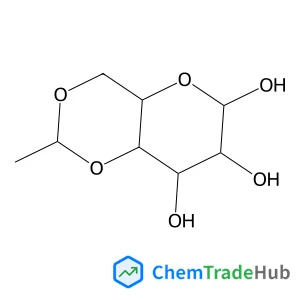 4,6-O-Ethylidene-D-glucopyranose structure