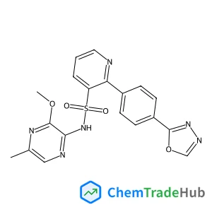 N-(3-Methoxy-5-methyl-2-pyrazinyl)-2-[4-(1,3,4-oxadiazol-2-yl)phenyl]-3-pyridinesulfonamide