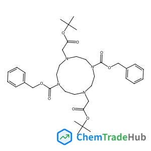 1,4,7,10-Tetraazacyclododecane-1,7-diacetic acid, 4,10-bis[(phenylmethoxy)carbonyl]-, 1,7-bis(1,1-dimethylethyl) ester