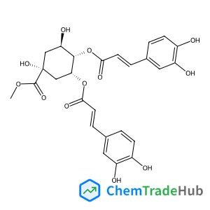 Methyl (1R,3R,4S,5R)-3,4-bis{[(2E)-3-(3,4-dihydroxyphenyl)-2-propenoyl]oxy}-1,5-dihydroxycyclohexanecarboxylate