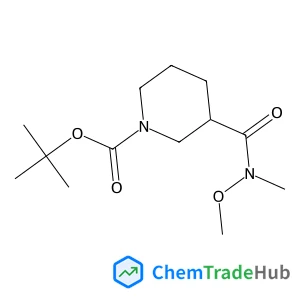 2-Methyl-2-propanyl 3-[methoxy(methyl)carbamoyl]-1-piperidinecarboxylate