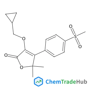 3-(Cyclopropylmethoxy)-5,5-dimethyl-4-[4-(methylsulfonyl)phenyl]-2(5H)-furanone