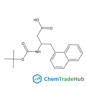 (3R)-3-({[(2-Methyl-2-propanyl)oxy]carbonyl}amino)-4-(1-naphthyl)butanoic acid