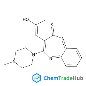 (Z)-1-(4-(4-Methylpiperazin-1-yl)-2-thioxo-1H-benzo[b][1,4]diazepin-3(2H)-ylidene)propan-2-one