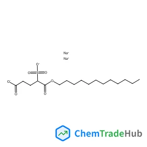 Butanedioic acid,2-sulfo-, 1-dodecyl ester, sodium salt (1:2)