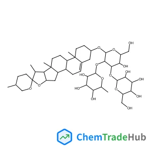 (3beta,25R)-Spirost-5-en-3-yl 6-deoxy-alpha-L-mannopyranosyl-(1->2)-[beta-D-glucopyranosyl-(1->3)]-beta-D-glucopyranoside