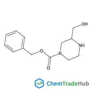 Benzyl 3-(hydroxymethyl)-1-piperazinecarboxylate structure Benzyl 3-(hydroxymethyl)-1-piperazinecarboxylate structure