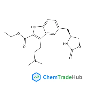 Ethyl 3-[2-(dimethylamino)ethyl]-5-{[(4S)-2-oxo-1,3-oxazolidin-4-yl]methyl}-1H-indole-2-carboxylate