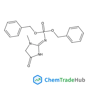 Dibenzyl (1-methyl-4-oxo-4,5-dihydro-1H-imidazol-2-yl)phosphoramidate Dibenzyl (1-methyl-4-oxo-4,5-dihydro-1H-imidazol-2-yl)phosphoramidate