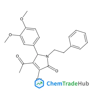 4-Acetyl-5-(3,4-dimethoxyphenyl)-3-hydroxy-1-(2-phenylethyl)-1,5-dihydro-2H-pyrrol-2-one