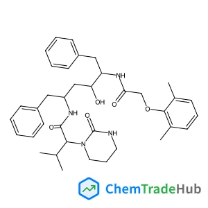(2S)-N-[(2S,4S,5S)-5-{[(2,6-Dimethylphenoxy)acetyl]amino}-4-hydroxy-1,6-diphenyl-2-hexanyl]-3-methyl-2-(2-oxotetrahydro-1(2H)-pyrimidinyl)butanamide