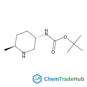 2-Methyl-2-propanyl [(3S,6S)-6-methyl-3-piperidinyl]carbamate