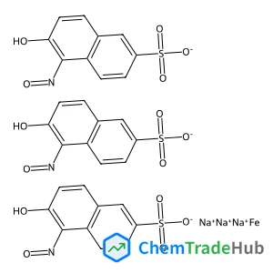 Iron(3+) sodium 5-nitroso-6-oxido-2-naphthalenesulfonate (1:3:3)