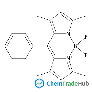 1,3,5,7-Tetramethyl-8-phenyl-4,4-difluoroboradiazaindacene Chemical_Structure_Of