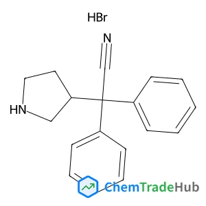 (S)-2,2-Diphenyl-2-(pyrrolidin-3-yl)acetonitrile hydrobromide