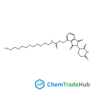 ACETAMIDE, N-[2-[2-[2-(2-AMINOETHOXY)ETHOXY]ETHOXY]ETHYL]-2-[[2-(2,6-DIOXO-3-PIPERIDINYL)-2,3-DIHYDRO-1,3-DIOXO-1H-ISOINDOL-4-YL]OXY]-