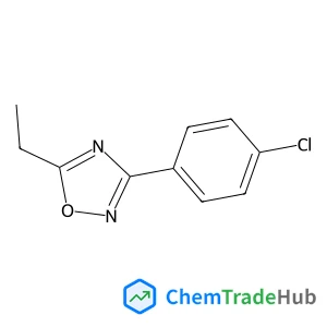 3-(4-Chlorophenyl)-5-ethyl-1,2,4-oxadiazole structure