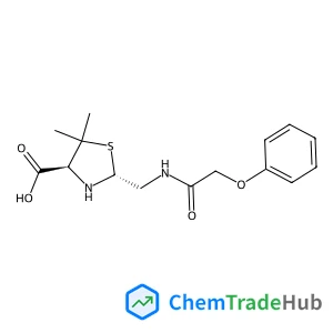 (2R,4S)-5,5-Dimethyl-2-{[(phenoxyacetyl)amino]methyl}-1,3-thiazolidine-4-carboxylic acid