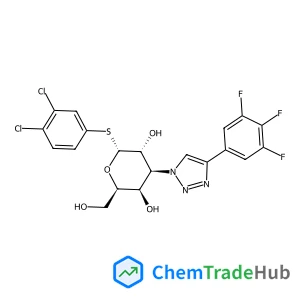 3,4-Dichlorophenyl 3-deoxy-1-thio-3-[4-(3,4,5-trifluorophenyl)-1H-1,2,3-triazol-1-yl]-alpha-D-galactopyranoside
