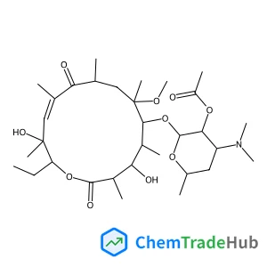 (10E)-3-O-DE(A-L-CLADINOSE)-10-DEHYDRO-11-DEHYDROXY-6-O-METHYL-ERYTHROMYCIN 2'-ACETATE