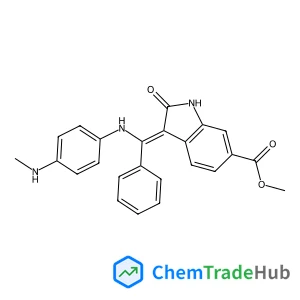 (3Z)​-2,​3-Dihydro-​3-​[[[4-​(methylamino)​phenyl]​amino]​phenylmethylene]​-​2-​oxo-​1H-​Indole-​6-​carboxylicAcidMethylEster