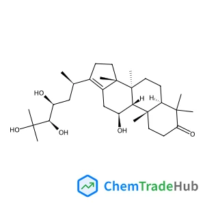 (8alpha,9beta,11beta,14beta,20R,23S,24R)-11,23,24,25-Tetrahydroxydammar-13(17)-en-3-one (8alpha,9beta,11beta,14beta,20R,23S,24R)-11,23,24,25-Tetrahydroxydammar-13(17)-en-3-one