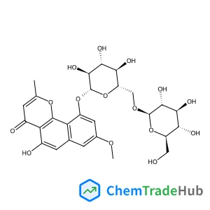 5-Hydroxy-8-methoxy-2-methyl-4-oxo-4H-benzo[h]chromen-10-yl 6-O-beta-D-glucopyranosyl-beta-D-glucopyranoside