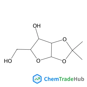 1,2-O-Isopropylidene-alpha-D-xylofuranose structure