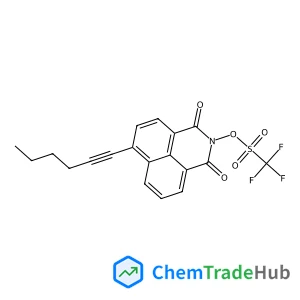 Methanesulfonic acid, 1,1,1-trifluoro-, 6-(1-hexyn-1-yl)-1,3-dioxo-1H-benz[de]isoquinolin-2(3H)-yl ester