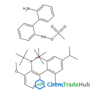 (2'-Amino-2-biphenylyl)(methanesulfonato-kappaO)palladium - bis(2-methyl-2-propanyl)(2',4',6'-triisopropyl-3-methoxy-6-methyl-2-biphenylyl)phosphine (1:1)
