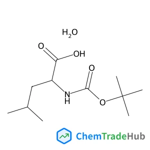 N-{[(2-Methyl-2-propanyl)oxy]carbonyl}-L-leucine hydrate (1:1)