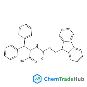 N-[(9H-Fluoren-9-ylmethoxy)carbonyl]-beta-phenyl-L-phenylalanine structure