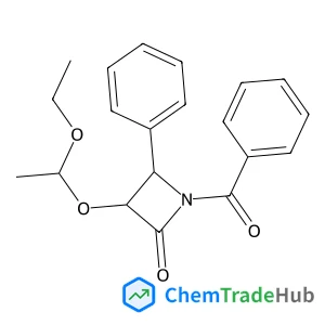 (3R,4S)-1-Benzoyl-3-(1-ethoxyethoxy)-4-phenyl-2-azetidinone (3R,4S)-1-Benzoyl-3-(1-ethoxyethoxy)-4-phenyl-2-azetidinone