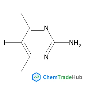 5-Iodo-4,6-dimethyl-2-pyrimidinamine structure 5-Iodo-4,6-dimethyl-2-pyrimidinamine structure