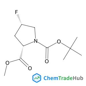 2-Methyl 1-(2-methyl-2-propanyl) (2S,4S)-4-fluoro-1,2-pyrrolidinedicarboxylate