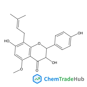 (2R,3R)-3,7-Dihydroxy-2-(4-hydroxyphenyl)-5-methoxy-8-(3-methylbut-2-en-1-yl)chroman-4-one