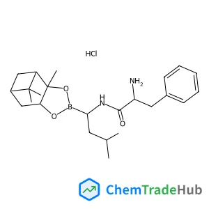 (+�S)-+�-Amino-N-[(1R)-1-[(3aS,4S,6S,7aR)-hexahydro-3a,5,5-trimethyl-4,6-methano-1,3,2-benzodioxaborol-2-yl]-3-methylbutyl]benzenepropanamide hydrochloride