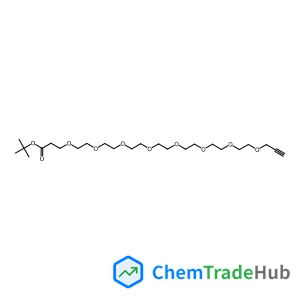 2-Methyl-2-propanyl 4,7,10,13,16,19,22,25-octaoxaoctacos-27-yn-1-oate