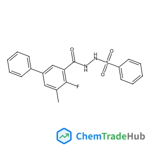 4-Fluoro-5-methyl-N'-(phenylsulfonyl)-3-biphenylcarbohydrazide