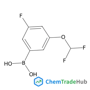 (3-(DIFLUOROMETHOXY)-5-FLUOROPHENYL)BORONIC ACID
