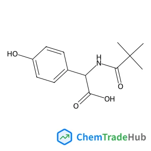 2-((2,2-Dimethylpropanoyl)amino)-2-(4-hydroxyphenyl)acetic acid, (2R)-